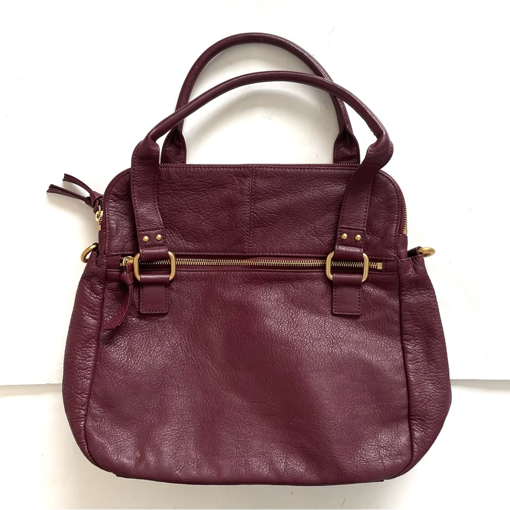 Presa 100% Italian Leather Triple Compartment Bag